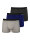 NUR DER Boxer Cotton Strech 3er Pack - navy/graumelange/grau - Gr&ouml;&szlig;e 6 | L | 52
