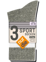 NUR DIE Sport Socken 3er Pack