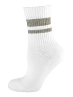 NUR DIE  Sport Socken 3er Pack - weiß/grau/schwarz - Größe 35-38