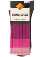 NUR DIE Boots Socke - mix taupe - Größe 35-38