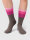 NUR DIE Boots Socke - mix taupe - Gr&ouml;&szlig;e 35-38