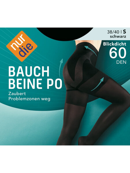 NUR DIE Strumpfhose Bauch-Beine-Po 60 DEN