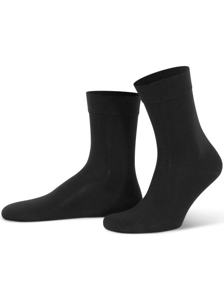 NUR DIE Socke Komfort Bund Bambus¹ - schwarz - 39-42