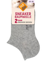 NUR DIE Sneaker-Socken Baumwolle 2er Pack
