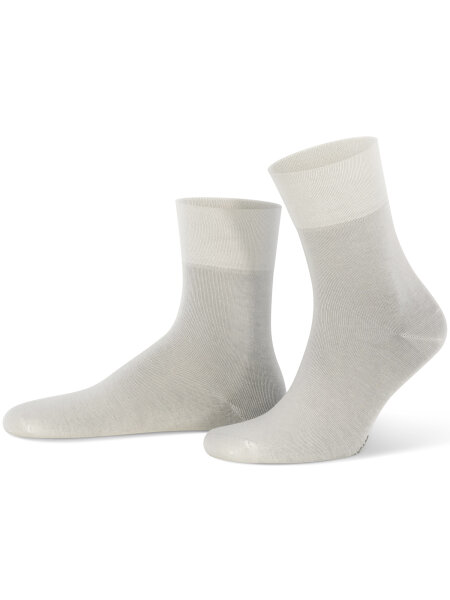 NUR DIE Socke Feine Baumwolle Komfort - weiß - 35-38