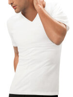 NUR DER T-Shirt 3D-Flex V-Ausschnitt - weiß - Größe 5 | M | 50