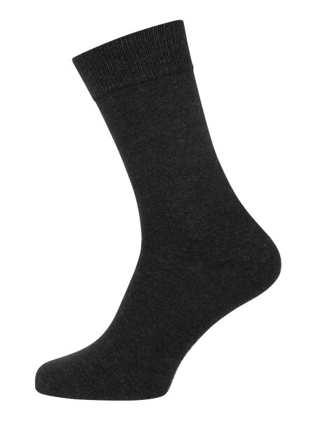 NUR DER Socken Baumwolle Business 2er Pack - anthrazitmelange - Größe 39-42