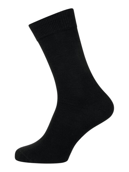 NUR DER Socken Baumwolle Business 2er Pack - schwarz - Größe 39-42