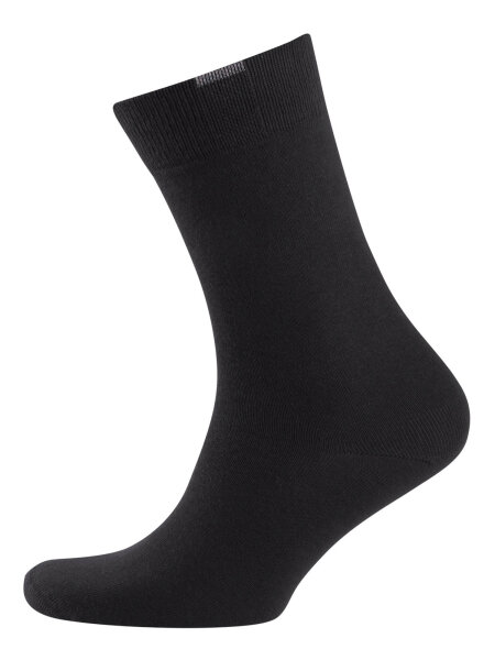 NUR DER Socken Passt Perfekt 3er Pack - schwarz - Größe 43-46