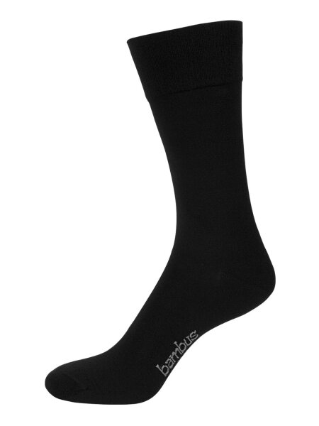 NUR DER Socke Bambus* Komfort - schwarz - Größe 39-42